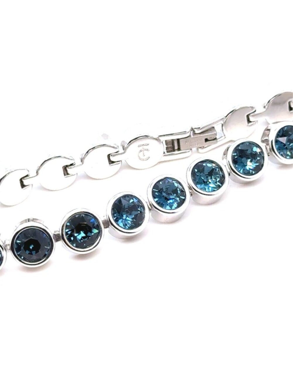 Touchstone Crystal Deep Blue Bead Bracelet - Picture 3 of 8